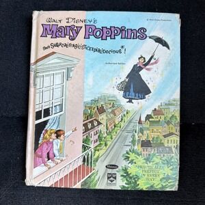 Walt Disney's Mary Poppins She's Supercalifragilisticexpialidocious  VTG HC 1964